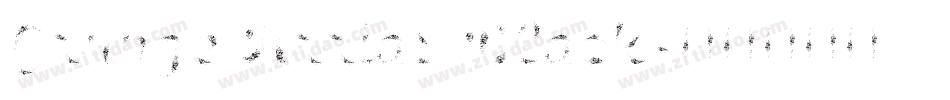 Grunge Arrias Black字体转换